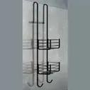 Полка Colombo Design Complementi B9634.NM на стеклянную дверь черная