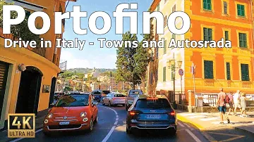 Portofino 4K - Scenic Drive in the Italian Riviera 2022