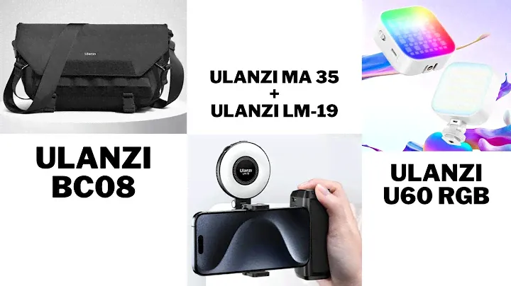 Огляд Ulanzi BC08, Ulanzi MA35 + Ulanzi LM-19, Ulanzi U60 RGB - ТОП товари від Ulanzi 🔥🔥🔥