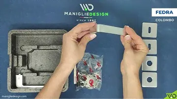 Maniglia per porta Fedra Colombo Unboxing - Manigliedesign.com
