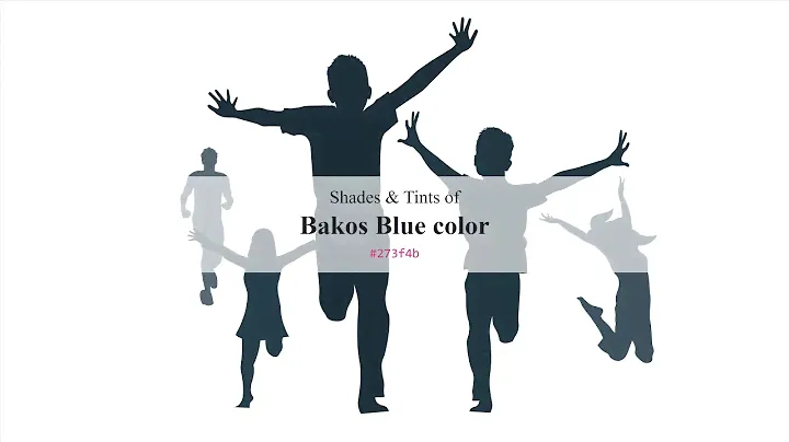 Shades & Tints of Bakos Blue color #273f4b A Cool Blue color #223842 #1e313a #3f545f #576973