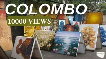 Nelum Pokuna Art Street in Colombo Sri Lanka 2018
