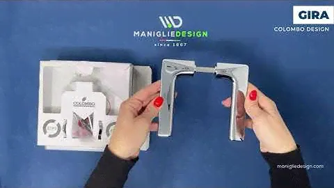 Maniglia per Porta Gira Colombo Design Zero Evolution Unboxing - Manigliedesign.com